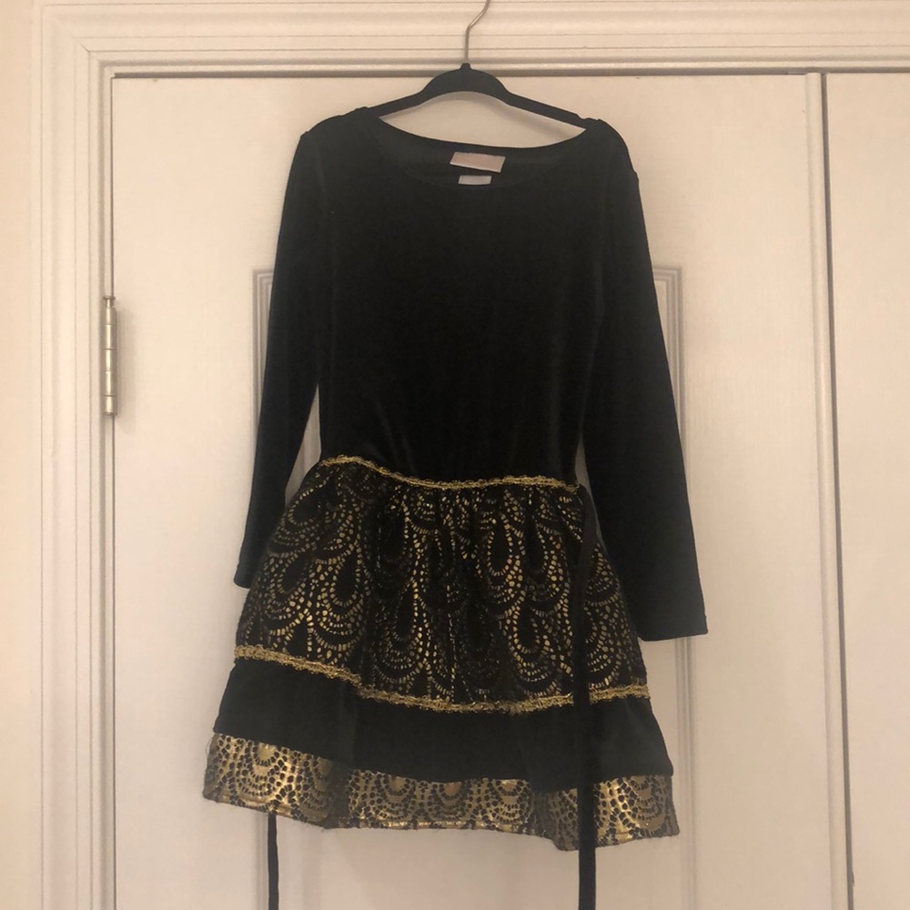 Girls Black Fancy Dress